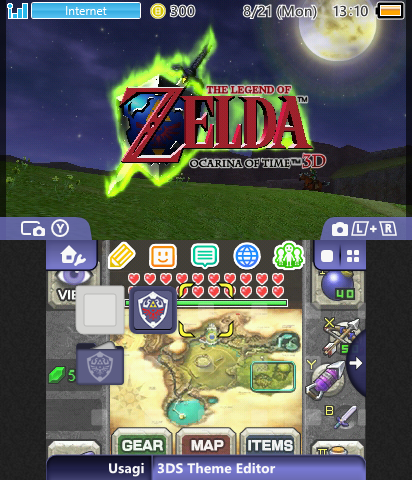 Legend of Zelda OoT UI