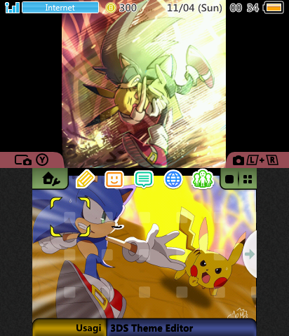 Sonic saving Pikachu
