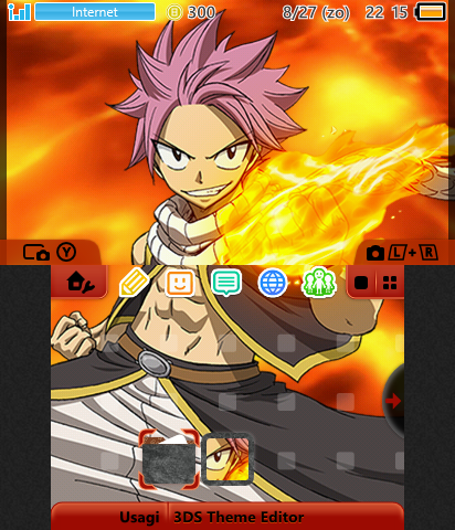 Fairy Tail Natsu All Fired Up Theme Plaza