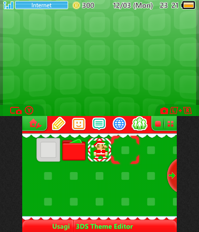 Red and Green Xmas Theme