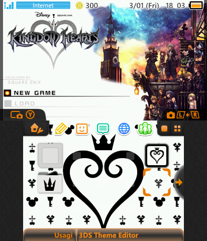 Kingdom Hearts Main Menu v. 2.0