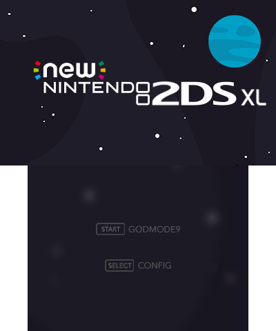 New Nintendo 2DS XL Space Theme