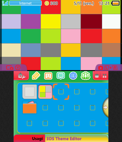 colors rectangles