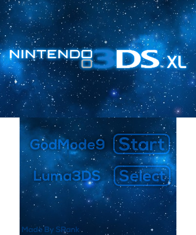 Blue Galaxy 3DS XL