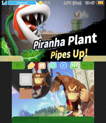Donkey Kong And Piranha Plant