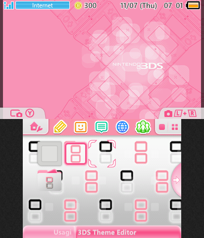 Nintendo 3DS Pink Theme