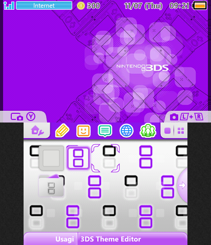 Nintendo 3DS Purple Theme