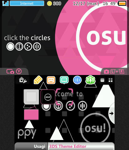 Osu!Lazer Triangles theme