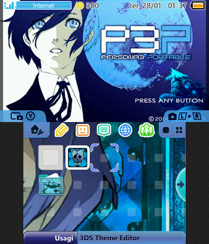 Persona 3 Portable - Main Menu