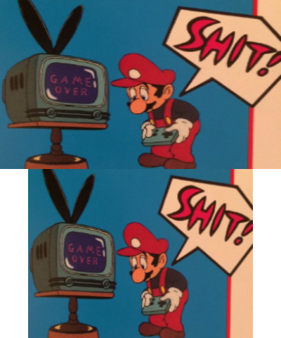 Mario saying shit