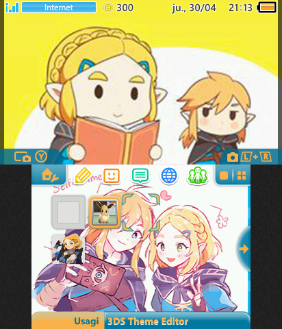 Zelda and Link zelink version