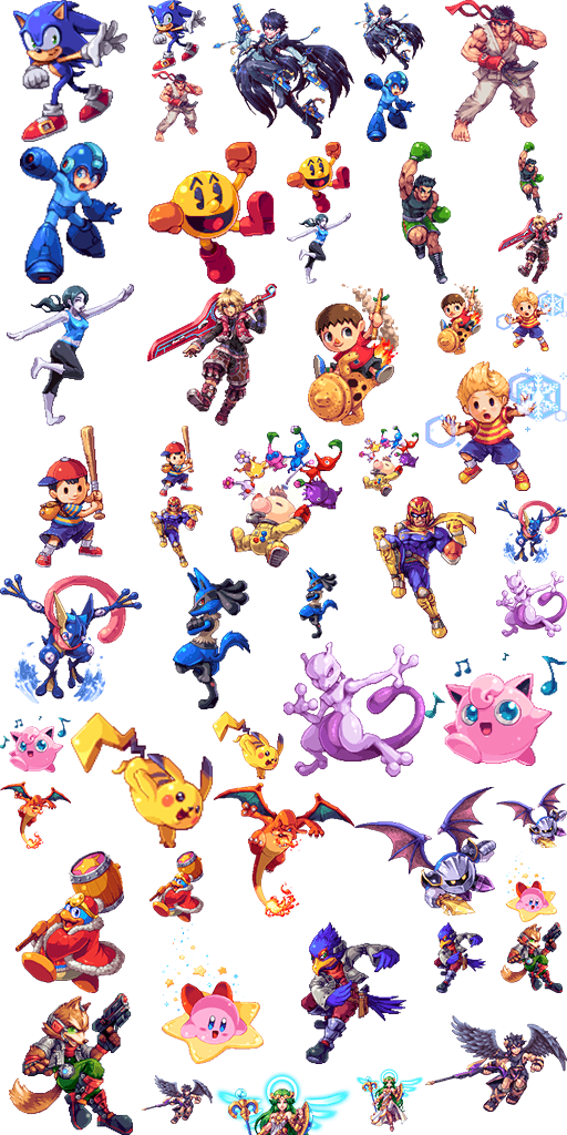 Smash Bros Pixel-Art