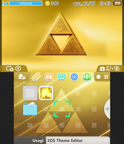 Golden Deluxe - Zelda Triforce