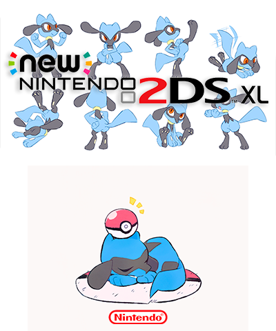 Pokemon: Riolu Splash New 2DS XL