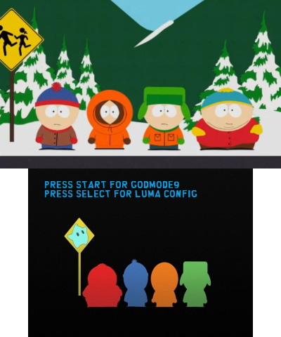 South Park splash screen
