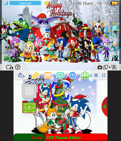 Christmas Sonic theme