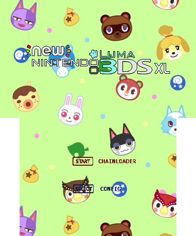 Animal Crossing Splash N3DSXL