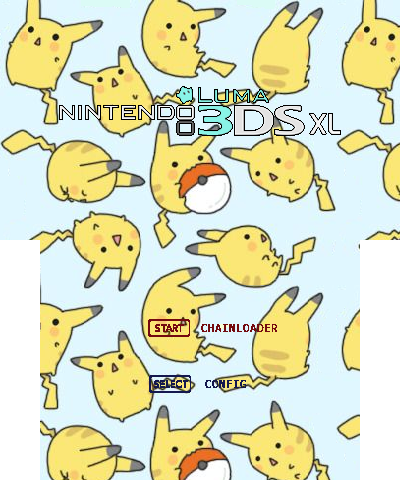 Kawaii Pikachu Splash 3DSXL