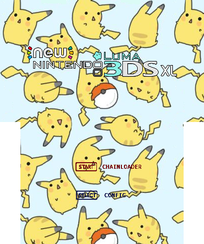 Kawaii Pikachu Splash N3DSXL