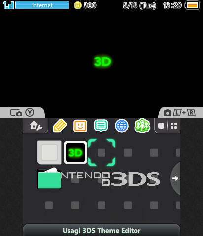 OG Nintendo 3DS Black Theme