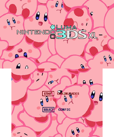 Tile Kirby Splash Screen 3DSXL