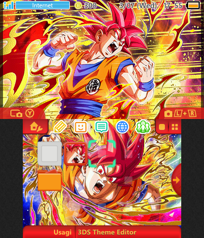 SS God Goku V1 - Dokkan