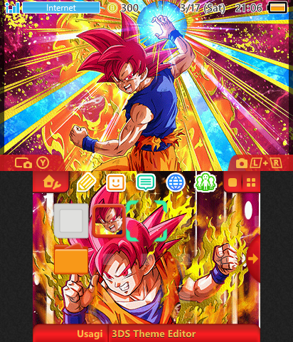 SS God Goku V3 - Dokkan