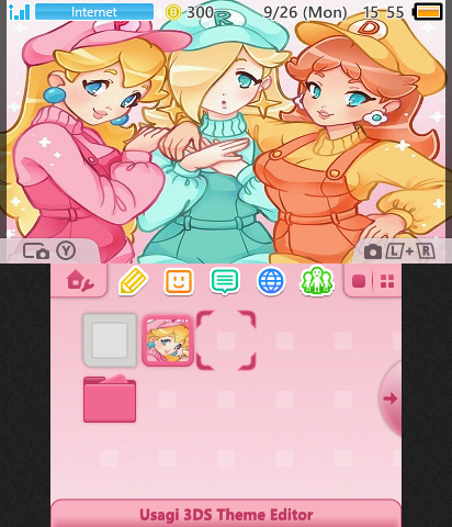 Rosie, Peach, and Daisy (Pink)