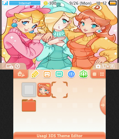 Rosie, Peach, and Daisy (Orange)