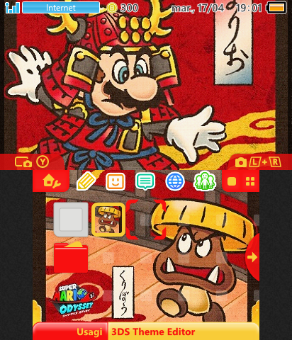 Mario Odyssey Samurai