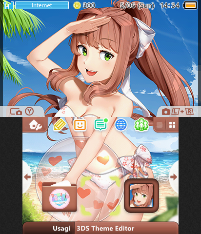 DDLC - Monika at the Beach