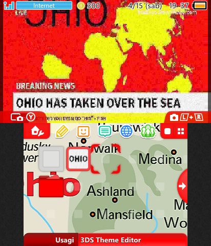 Only in Ohio 3DS Theme