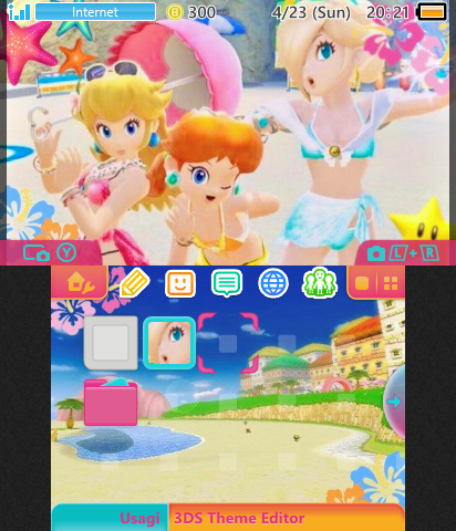 Tropical Nintendo Princesses!
