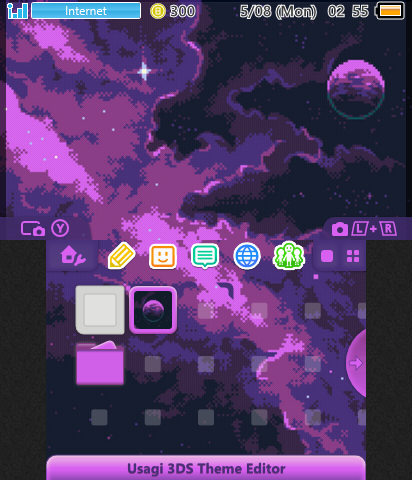 Purple Pixel Galaxy Edit