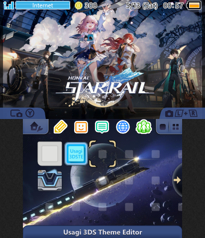 Honkai Star Rail 3ds theme