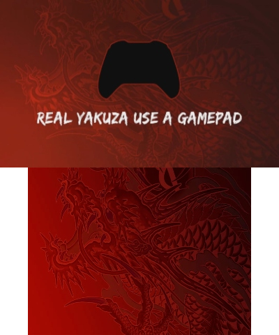 Real yakuza use a gamepad