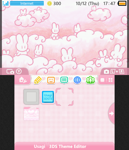 pink bunnies in pink clouds