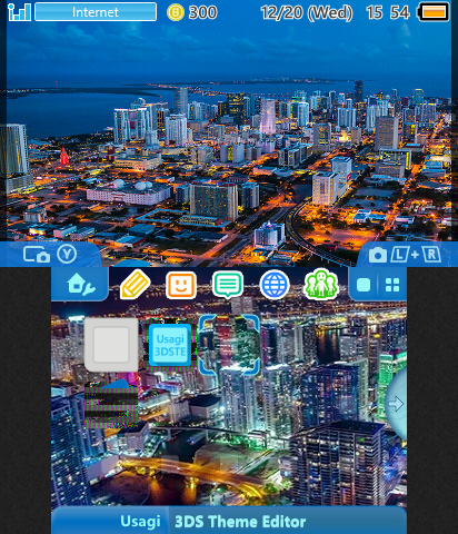 Miami City At Night