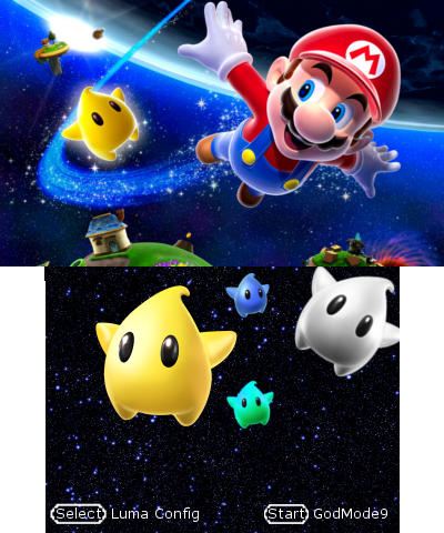 Super Mario Galaxy w/ gm9