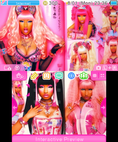 Y2k Pink Barbie Nicki theme