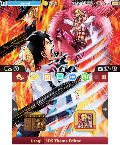 Luffy and Sabo vs Doflamingo