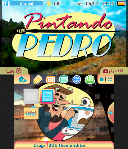 Pintando com Pedro