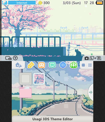 Pixel Japanese Cityscape + Road