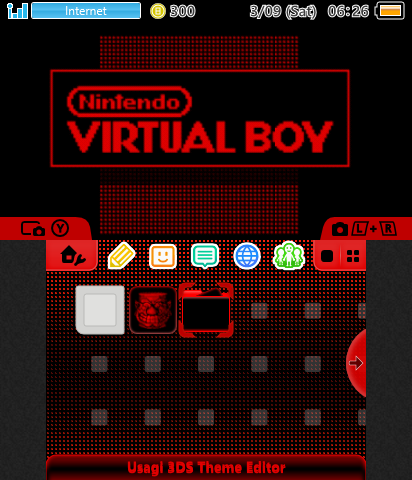 Beta Virtual Boy Logo Theme