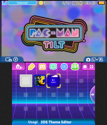 Pac-Man Tilt Theme Neon Version