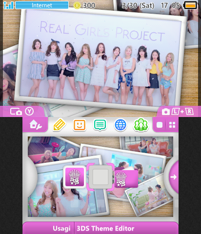 Real Girls Project Dream theme